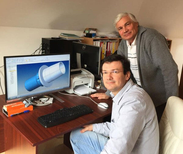 Father and son - the owners of the company „SuperClean” dental implants