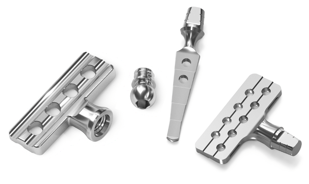 BIONIC implantátumok, keskeny penge és szigony kialakításban.