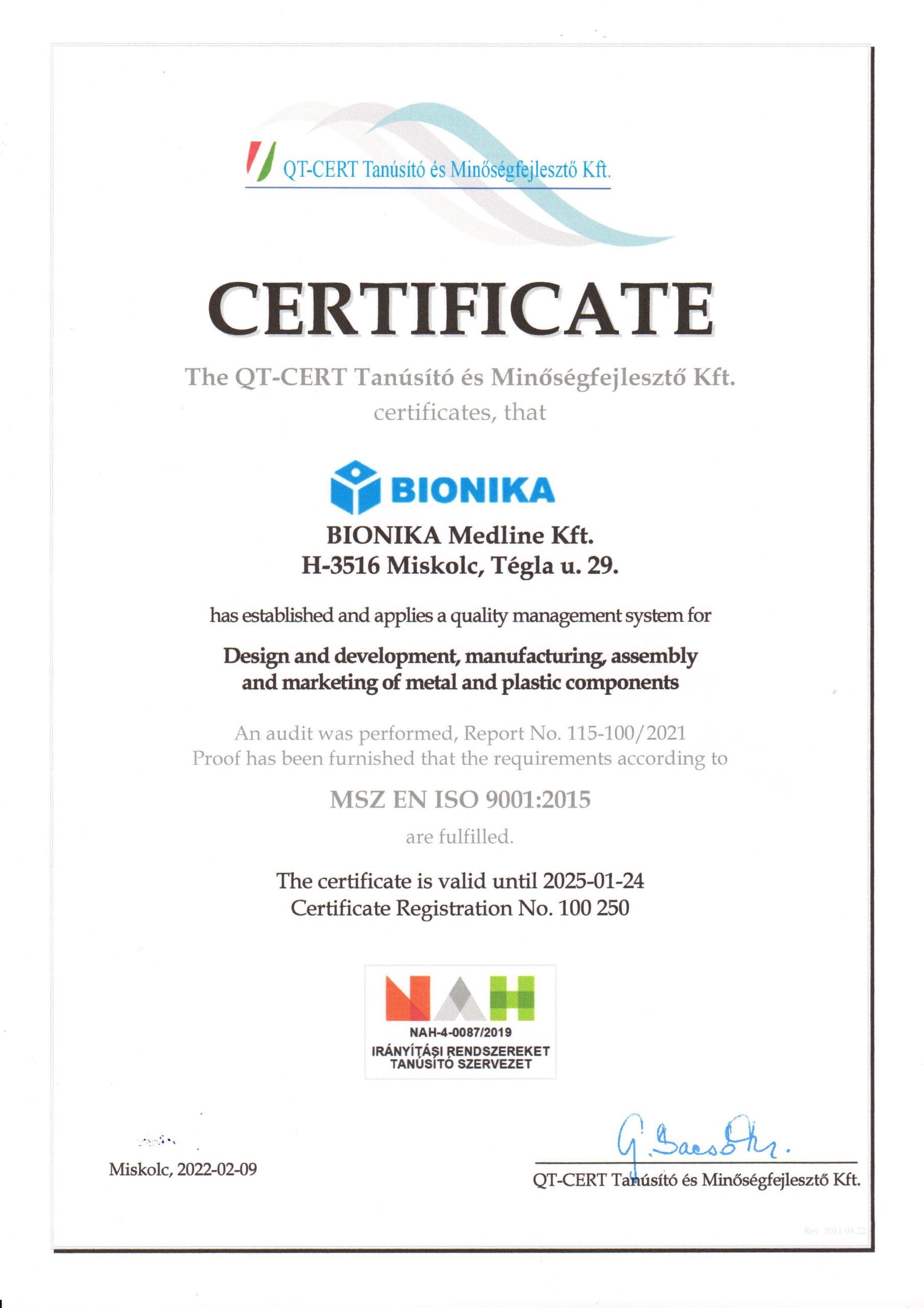 ISO 9001-2015 ENG - QT-CERT - 2025.01.24 ISO 9001-2015 ENG - QT-CERT - 2025.01.24