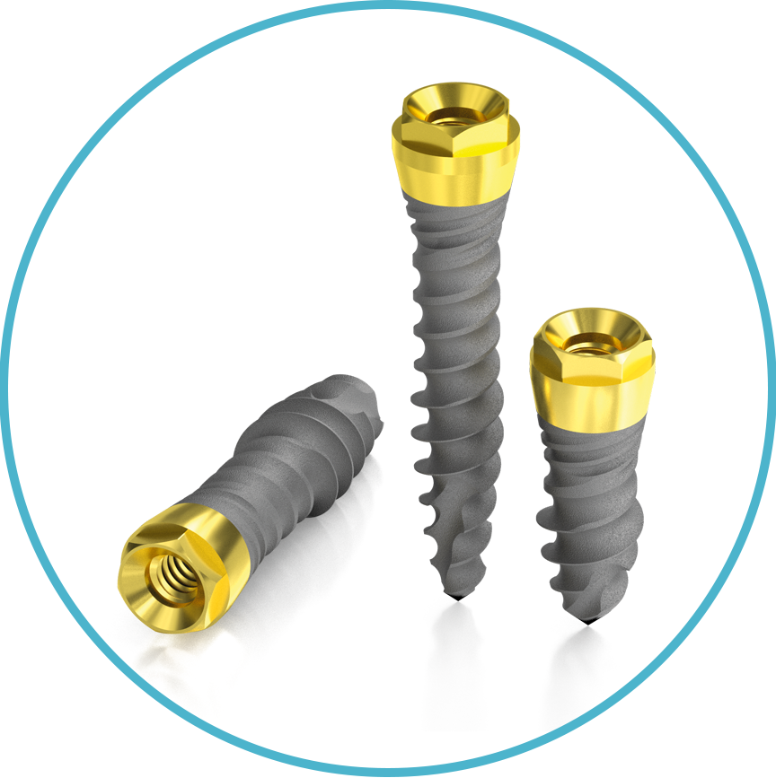 Vékonyabb, Hybrid mini implantátumok.