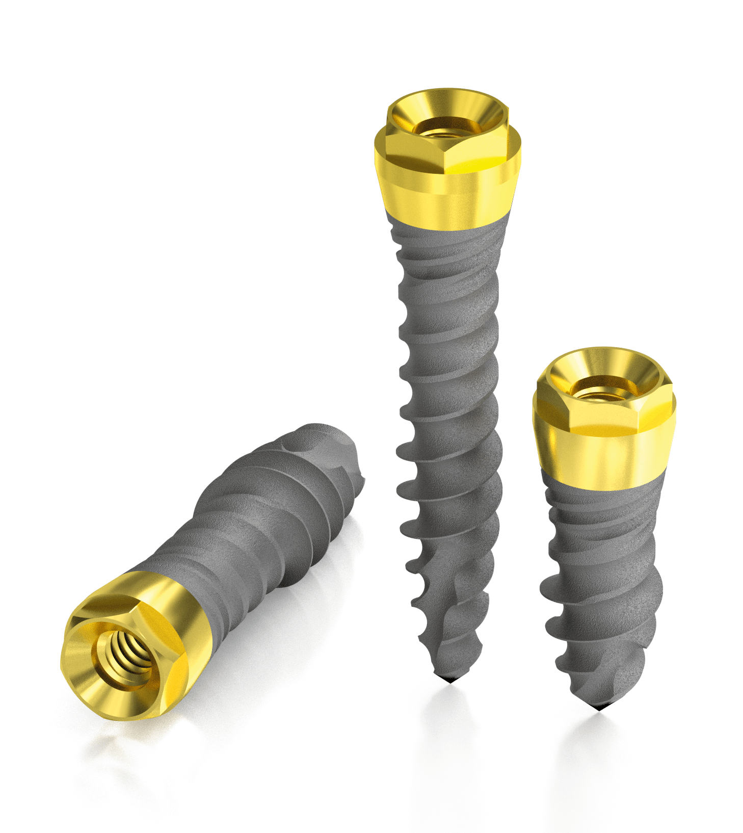 hybrid-implant Hybrid mini műgyökér, vékony implantátumok "darázsderék" kialakítással.